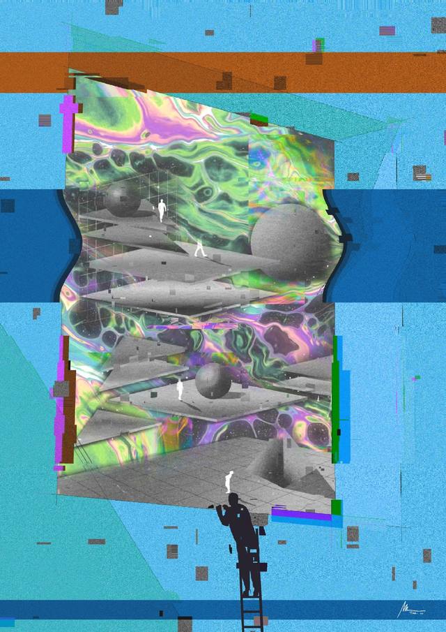 Composición digital de atmósfera surreal